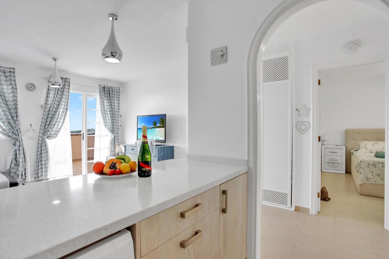 Top Floor, Sea View, Huge Terrace, Heated Pool, Garage 洛斯克里斯蒂亚诺斯 外观 照片
